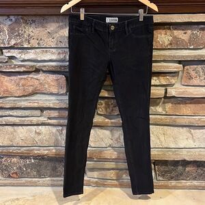 Roxy Black Corduroy Low Rise Slim Pants